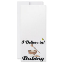 i believe in baking rack cards
