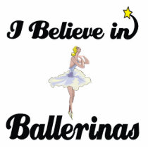 i believe in ballerinas photo cutouts