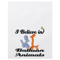 i believe in balloon animals personalised flyer