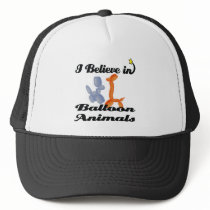 i believe in balloon animals mesh hats