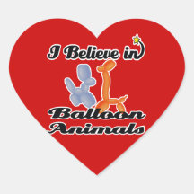 i believe in balloon animals stickers
