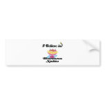 i believe in banana splits bumper sticker