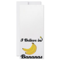 i believe in bananas personalized rack card
