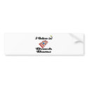 i believe in beach bums bumper stickers