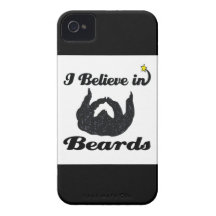 i believe in beards Case-Mate iPhone 4 cases
