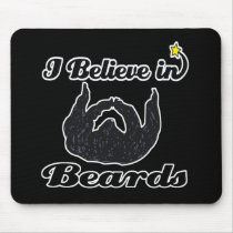i believe in beards mousemats