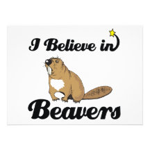 i believe in beavers invitation