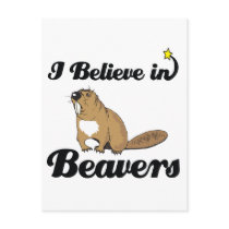 i believe in beavers postcards