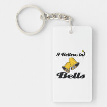 i believe in bells acrylic keychain