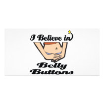 i believe in belly buttons photo cards