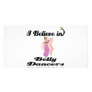i believe in belly dancers photo card
