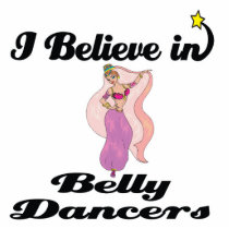 i believe in belly dancers photo cut outs