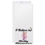 i believe in belly dancers rack cards