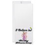 i believe in belly dancing rack card