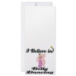 i believe in belly dancing rack cards