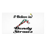 i believe in bendy straws photo cards