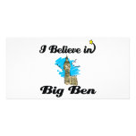 i believe in big ben customized photo card