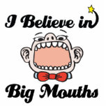 i believe in big mouths photo sculptures