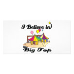 i believe in big top photo cards