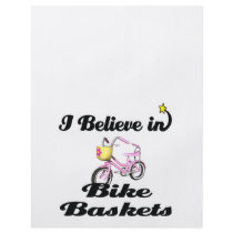 i believe in bike baskets personalised flyer