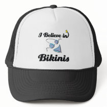 i believe in bikinis mesh hats