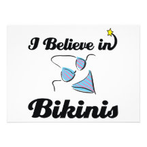 i believe in bikinis invite