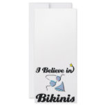 i believe in bikinis personalized rack card