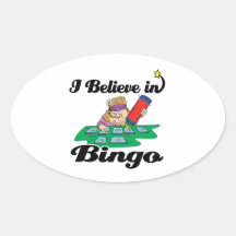 i believe in bingo sticker