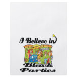 i believe in block parties flyers