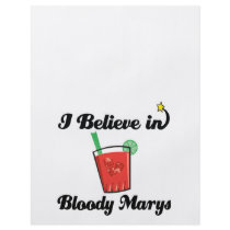 i believe in bloody marys flyer design