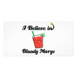 i believe in bloody marys photo cards
