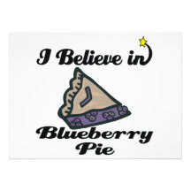 i believe in blueberry pie invitations