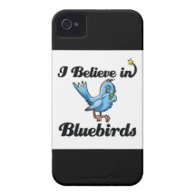 i believe in bluebirds iPhone 4 case