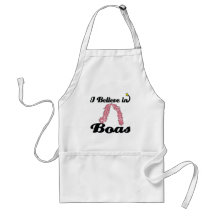 i believe in boas aprons