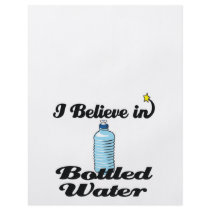 i believe in bottled water custom flyer