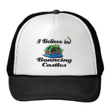 i believe in bouncing castles mesh hats