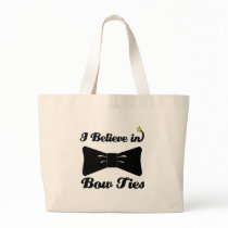 i believe in bow ties bags