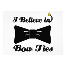 i believe in bow ties invitation