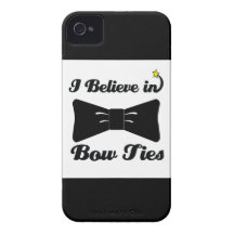 i believe in bow ties iPhone 4 covers