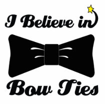 i believe in bow ties cut outs