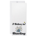 i believe in bowling rack card