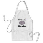 i believe in brains aprons