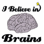 i believe in brains photo sculptures