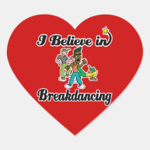 i believe in breakdancing sticker