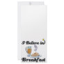 i believe in breakfast customised rack card