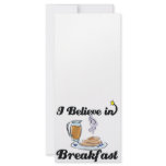 i believe in breakfast rack cards