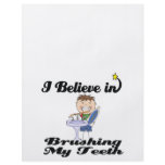 i believe in brushing my teeth boy flyers