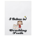 i believe in brushing teeth flyers