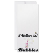 i believe in bubbles toy custom rack cards