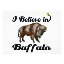 i believe in buffalo personalized announcements